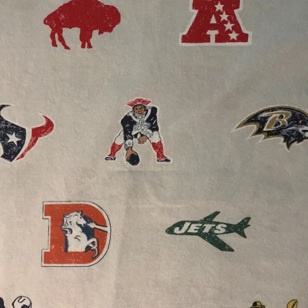 Pottery Barn Teen NFL Football Pillowcases Shams Jets Bengals Raiders Standard